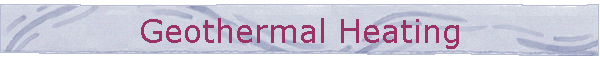 Geothermal Heating